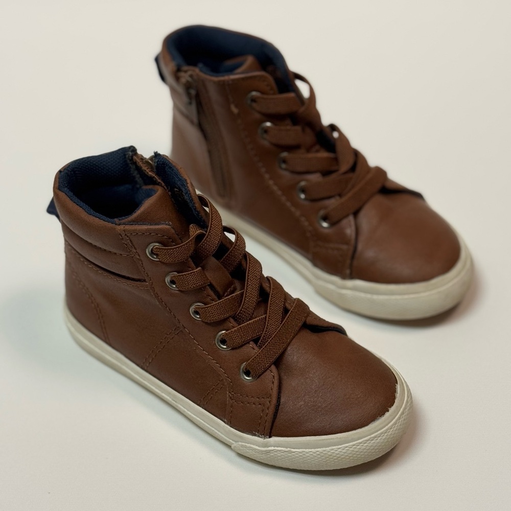 Cat & Jack Kids Cayden Mid-Top Sneakers Size 9 Toddlers